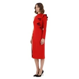 Givenchy Asymmetric Ruffled Stretched Cady Tunic — image 7