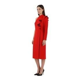Givenchy Asymmetric Ruffled Stretched Cady Tunic — image 8