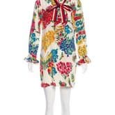 Gucci Corsage Floral Print Shirt Dress — image 1