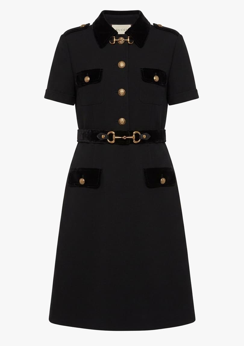 Gucci 2017 Wool Shirtdress