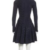 Alaïa Chevron Fit And Flare Dress — image 3