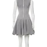 Alaïa Jacquard Black And White Fit And Flare Dress — image 1