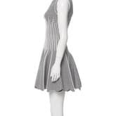 Alaïa Jacquard Black And White Fit And Flare Dress — image 2