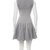 Alaïa Jacquard Black And White Fit And Flare Dress — image 3