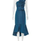 Johanna Ortiz Silk Strapless Gown — image 1