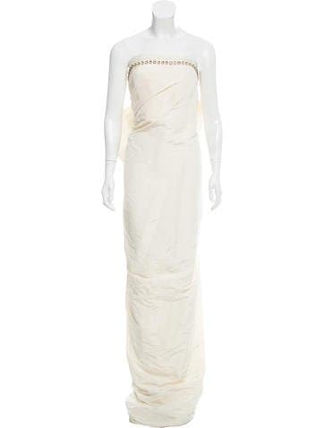Lanvin Embellished Evening Dress