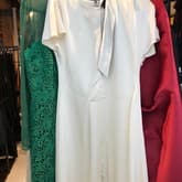 Lanvin Flutter Short Sleeve Satin Gown — image 1