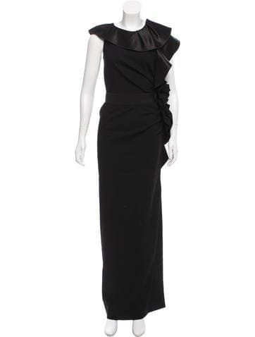 Lanvin Ruffled Evening Dress