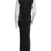 Lanvin Tie-accented Sleeveless Gown — image 3