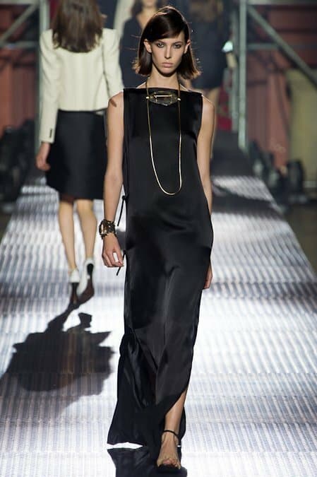 Lanvin Tie-accented Sleeveless Gown