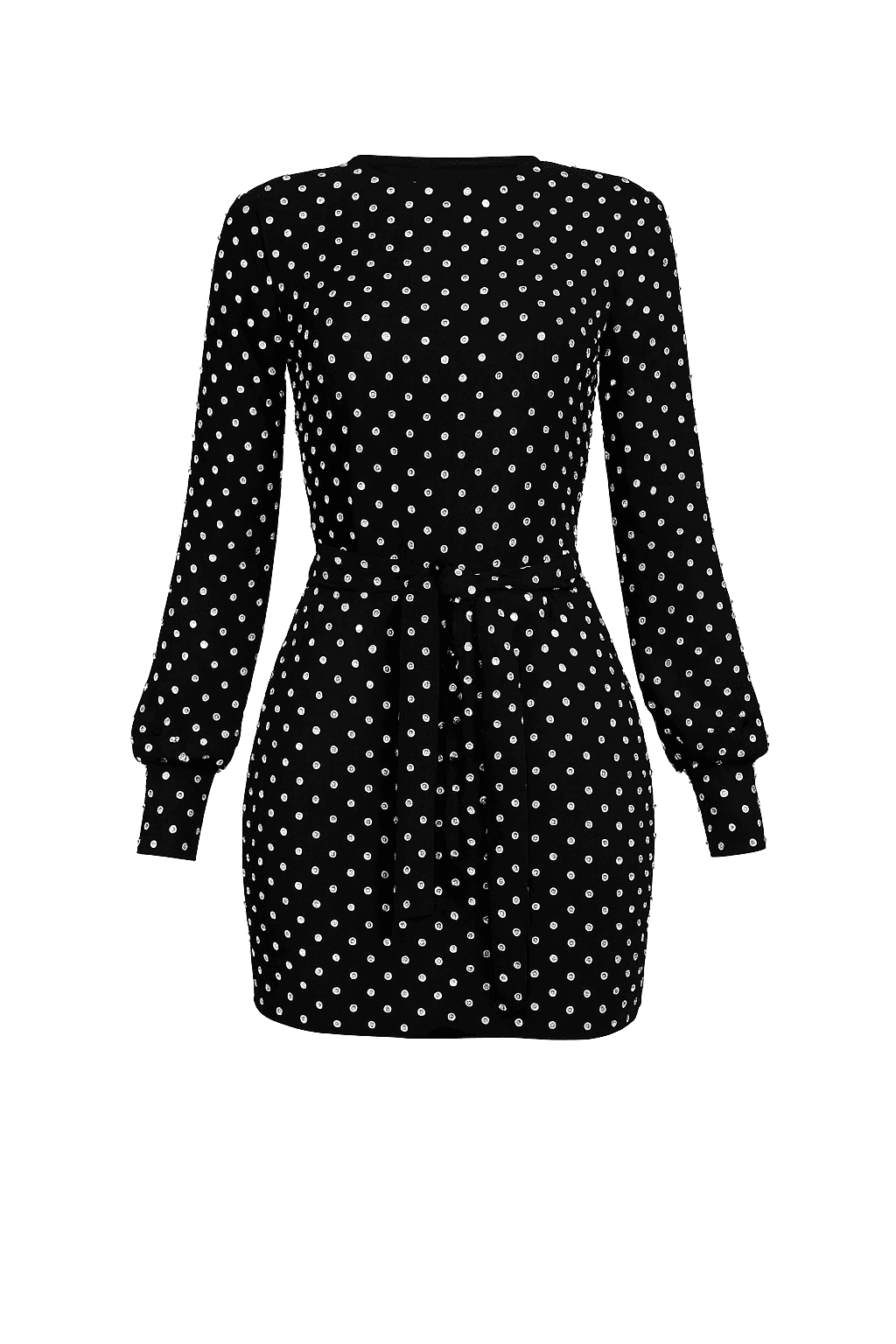 Marc Jacobs Black Rhinestone Mini Dress