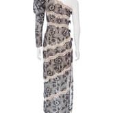 Alessandra Rich One-shoulder Lace Dress — image 3