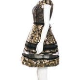 Oscar De La Renta 2015 Metallic Brocade Dress — image 2