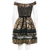 Oscar De La Renta 2015 Metallic Brocade Dress — image 3