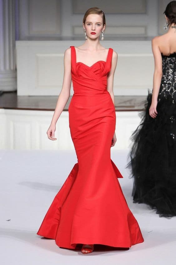 Oscar De La Renta Bow-adorned Silk Gown