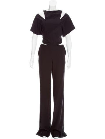 Prabal Gurung Cold-shoulder Jumpsuit
