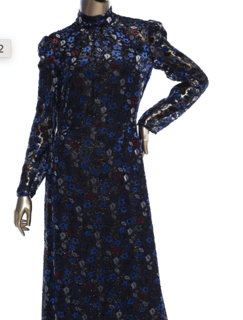 Prada Multi Color Velvet Dress