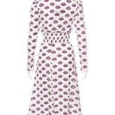 Prada Sketched Lip Print Midi Dress — image 3