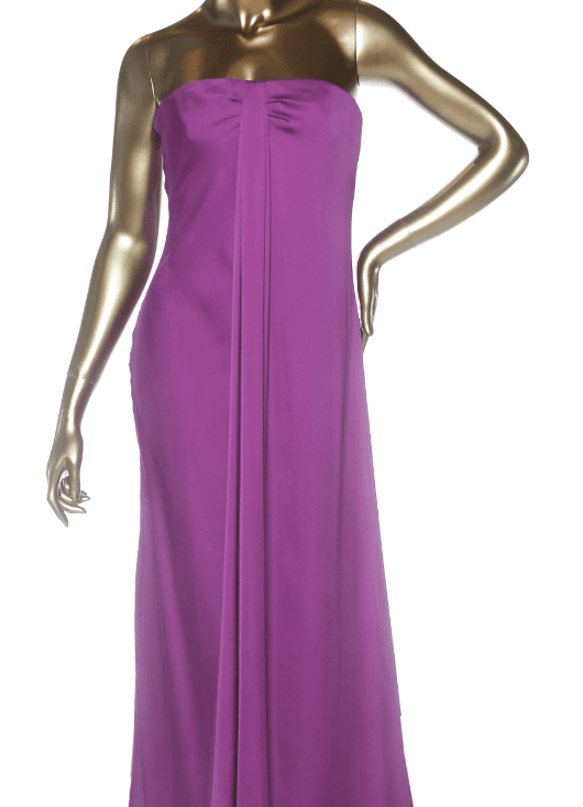 Vintage Ralph Lauren Purple Strapless Dress