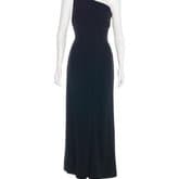 Alexander Mcqueen Black Asymmetrical Cropped Jumpsuit — image 1
