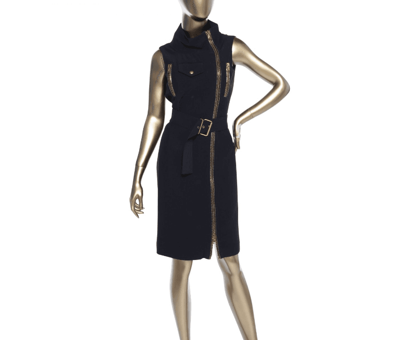 Alexander Mcqueen Belted Sheath Dress