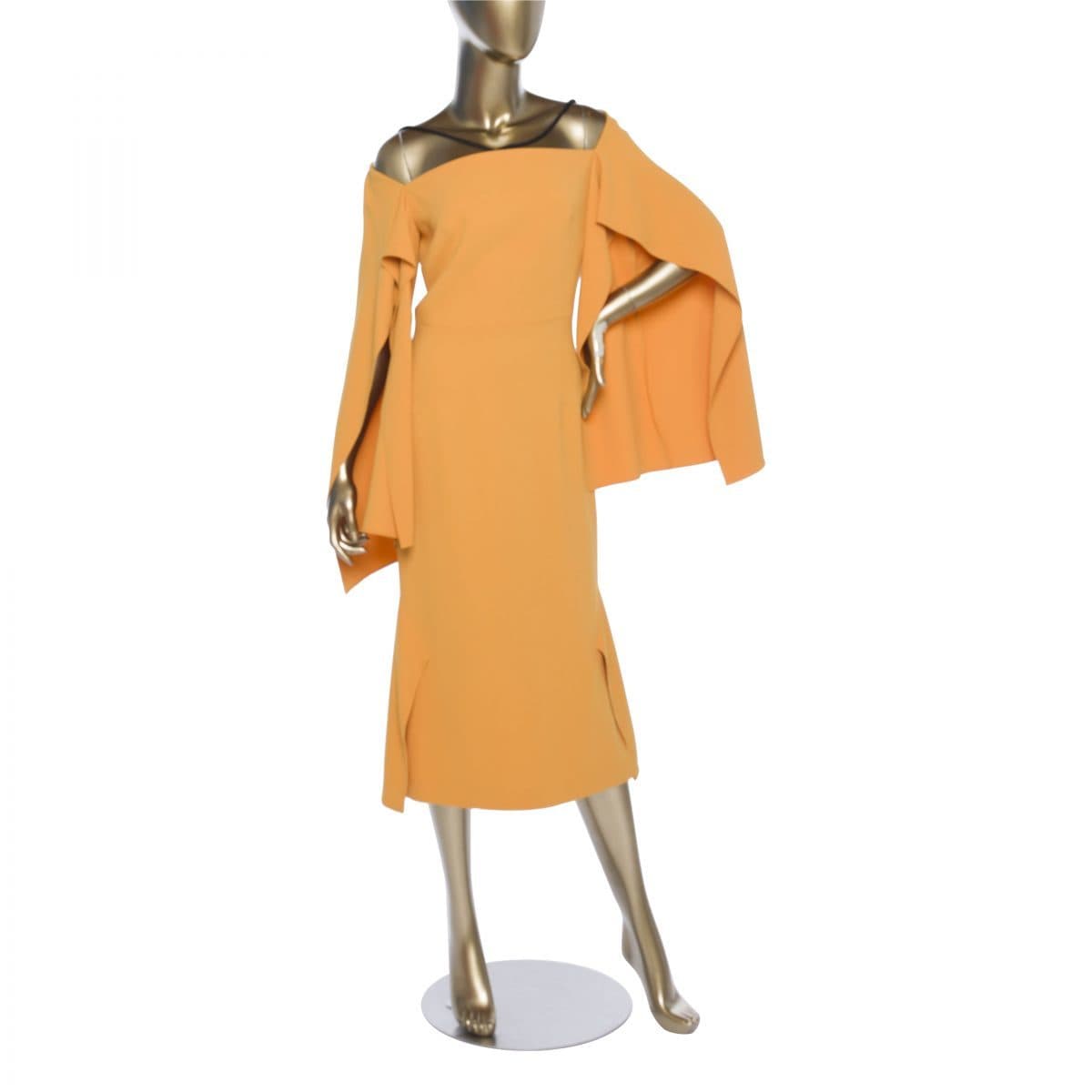 Roland Mouret Andoveroff Shoulder Draped Dress