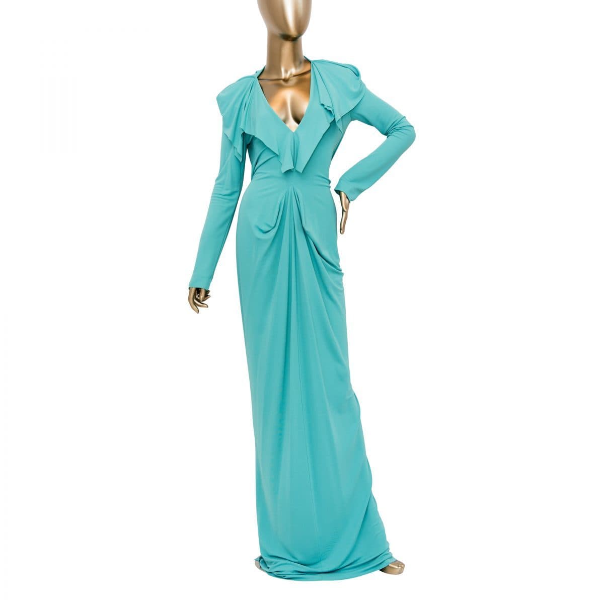 Roland Mouret Compeyson Open-back Stretch-crepe Gown