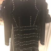 Alexander Mcqueen Black Grommet Dress — image 1