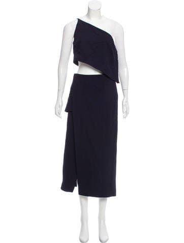 Rosie Assoulin Apple Peel Midi Dress