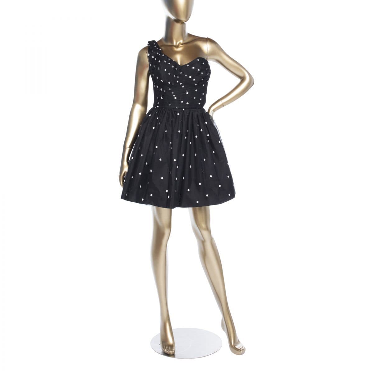 Saint Laurent Polka Dot Dress