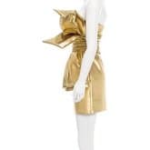 Saint Laurent Metallic Mini Dress — image 2