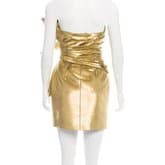 Saint Laurent Metallic Mini Dress — image 3