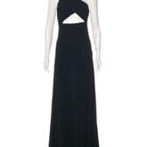 Saint Laurent Silk One-shoulder Dress — image 1